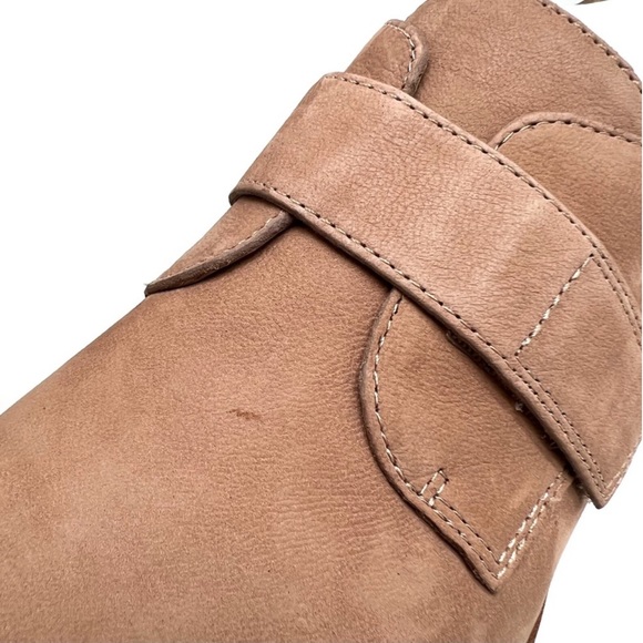 Eileen Fisher Shoes Zola Platform Wedge Bootie Earth Tumbled Nubuck Size 10 - Picture 15 of 16